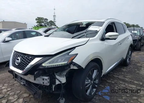2020 Nissan Murano Platinum Intelligent Awd z USA, uszkodzony, nr VIN 5N1AZ2DS2LN129586